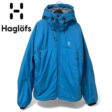 HAGLOFS / 호구로프스 남성용 패딩 후드티 S 스카이블루 a538