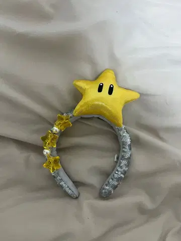 [ 미사용 새상품 ] USJ 마리오 스타 머리띠