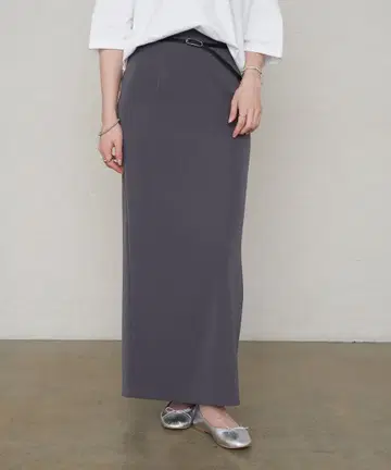 이번 시즌 완판 시너리 인플루언서 콜라보 스트레치 타이트 스커트 그레이