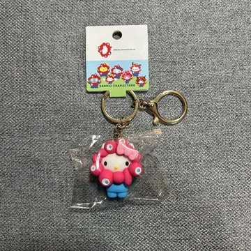 오사카 만박 미야쿠미야쿠 산리오 콜라보 키티 키링