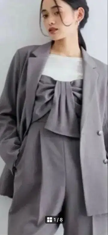 VIS 울리쉬 테일러드 자켓 팬츠 세트 S