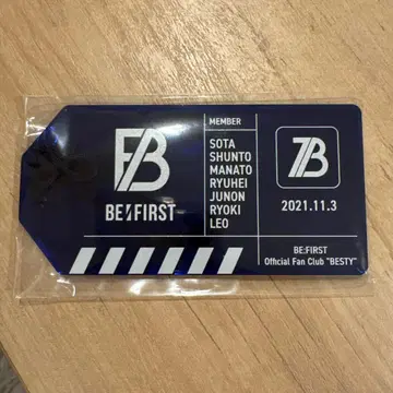 BE:FIRST 팬클럽 회원증 BESTY