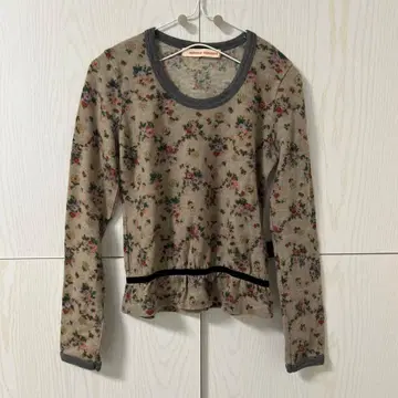 꽃무늬 니트 풀오버 national standard