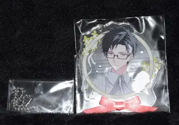 re;quartz 리본 타이 아크릴 플레이트 키체인 니죠