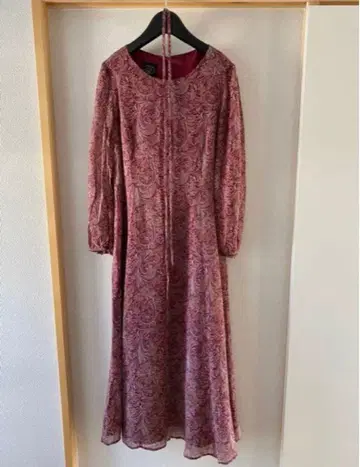 로라 애슐리 실크 원피스 페이즐리