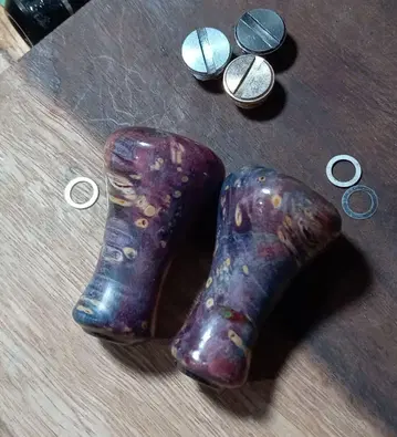 스테빌라이즈드 우드 릴 노브 핸들 노브 시마노 다이와 베이트 더블