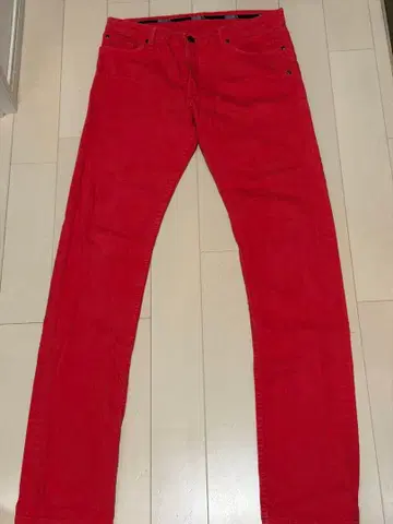 casselle 빨간색 데님 팬츠 w32