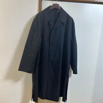 UNIQLO U 블랙 스텐카라 코트 XXL