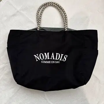 NOMADIS 토트백 블랙 사크 와이드