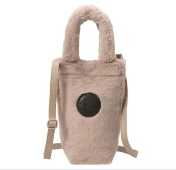 스타벅스 홀리데이 2025 보틀 숄더백 퍼 베이지