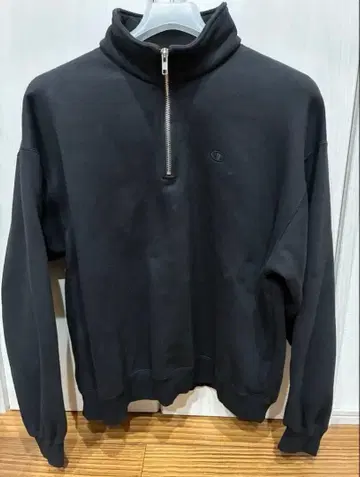 Champion 블랙 하프 지퍼 트레이닝복 M