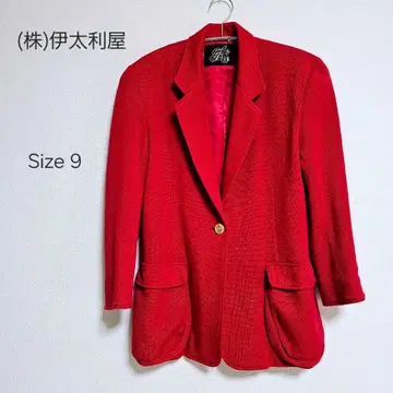 (주)이타리야 레드 테일러드 자켓 사이즈 9