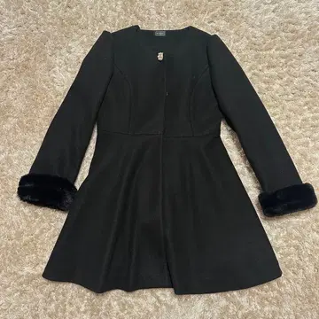 evelyn 블랙 롱 코트