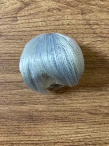 인형 가발 7인치 페일 블루