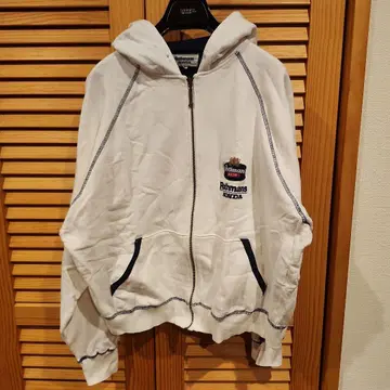 Rothmans HONDA 지퍼 후드티 화이트 L