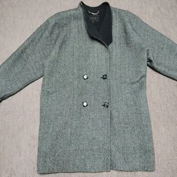 크레모나 피 코트 캐시미어 혼방 헤링본 울 11호