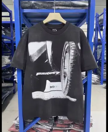 패스트 & 퓨리어스 (와일드 스피드) 반팔 티셔츠 워시드 가공