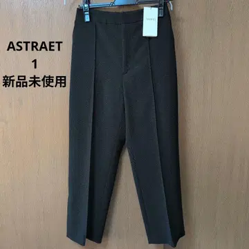 미사용 새상품 ASTRAET PE/RY STITCH 크롭 팬츠