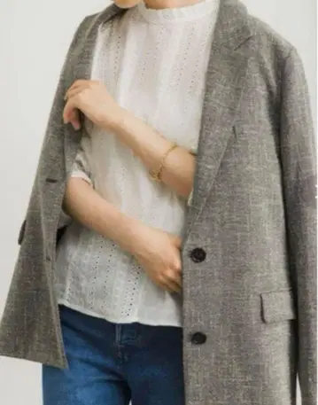 시착만 한 상품 어반 리서치 트위드 테일러드 자켓