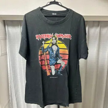 HYSTERIC GLAMOUR 블랙 T셔츠