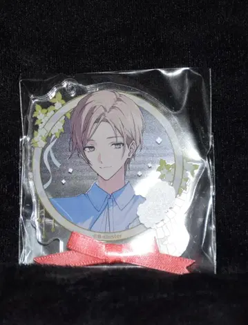 re;quartz 리본 타이 아크릴 플레이트 키체인 코노에 아키라