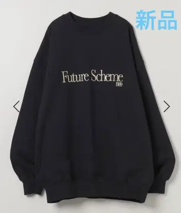 [ Les Fleurs ] 자수 로고 맨투맨 LS