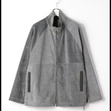 green label relaxing GREY FLEECE JACKET