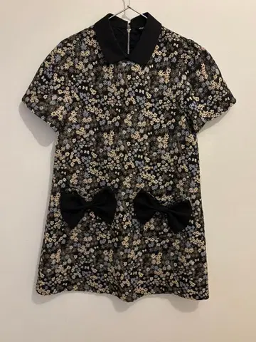 Sister Jane 꽃무늬 반팔 미니 원피스