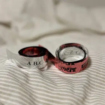 A.B.C-Z CRAZY ROMANTIC! 은색 테이프 풀 2개 낙하물