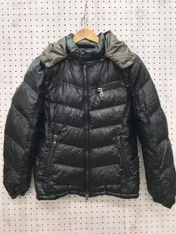 00년대 헤이세이 tk. 구제 의류 가죽 느낌 퀼팅 다운 자켓