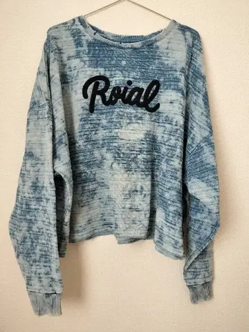 ROIALl CALIFORNIA 블루 계열 타이 다이 긴팔 트레이닝복