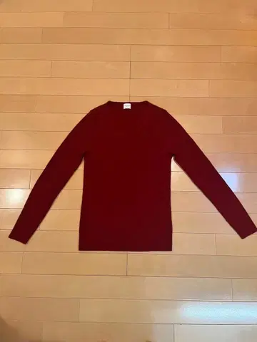 착용 1회 URBAN RESEARCH DOORS 빨간색 V넥 스웨터