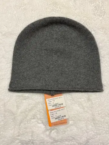 캐시미어 100% 비니 그레이