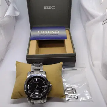 SEIKO Presage 블랙 손목시계
