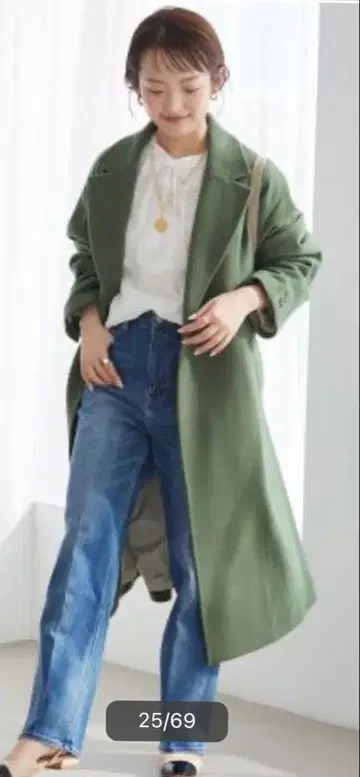 SLOBE IENA A라인 롱 코트