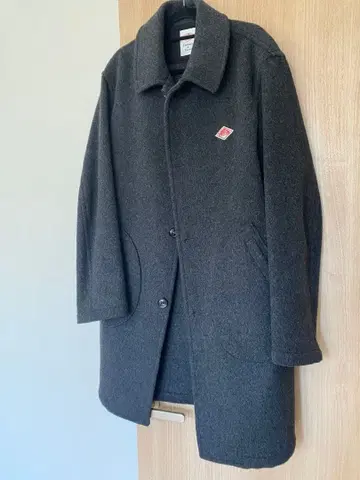 울 코트 다크 그레이