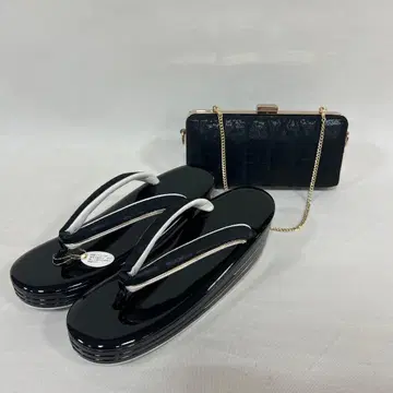 블랙 클러치백 조리 세트