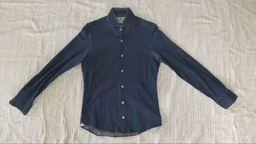 Giannetto 잔네토 데님 셔츠 사이즈 38 다크 블루