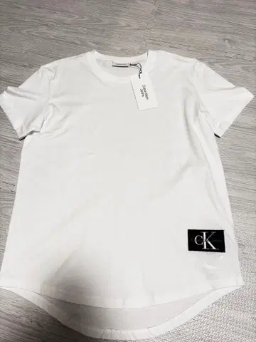 Calvin Klein Jeans 화이트 티셔츠