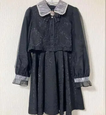 ROJITA 펄 트리밍 재규어 원피스 로지타