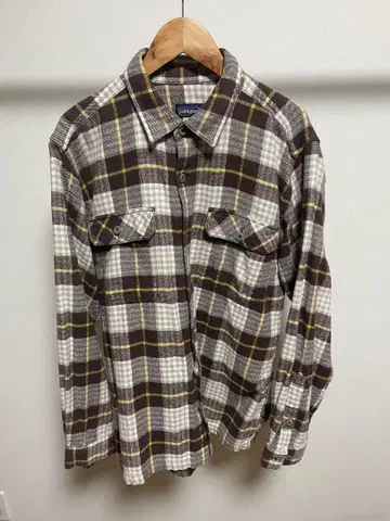 patagonia 체크 무늬 플란넬 셔츠 M