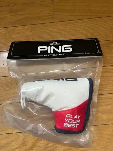 PING 퍼터용 골프헤드커버 PLAY YOUR BEST 마그넷
