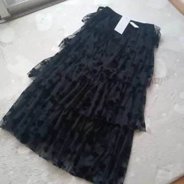 엘렌카레듀에 블랙 프릴 kawaii 스커트