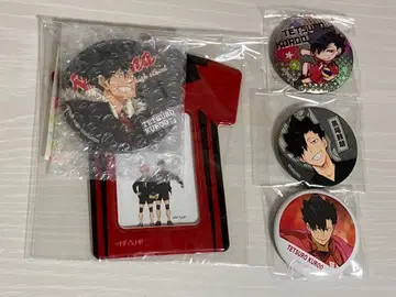 하이큐 쿠로오 테츠로 캔뱃지 카드 케이스 5종 세트