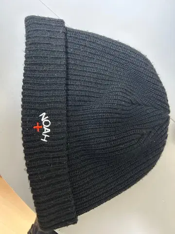 NOAH 블랙 니트 모자