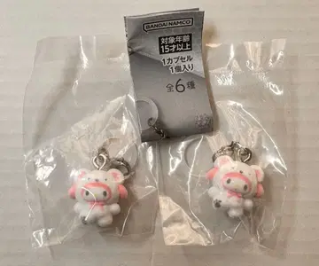 산리오 메지루시 액세서리 포근포근 스노우 마이멜로디 2개 세트