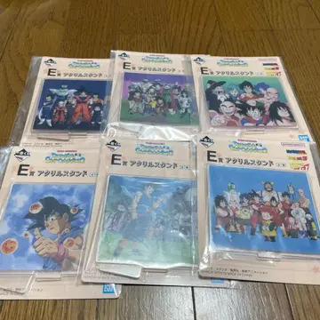 제일복권 드래곤볼 E상 아크릴 스탠드 세미 컴프 세트