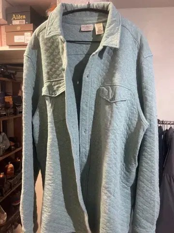 L.L.Bean 퀼팅 셔츠 LG-REG 민트 그린