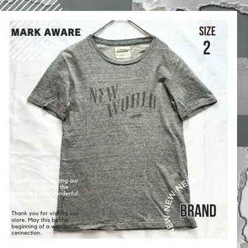 레어 11SS 일본제 [MARKAWARE] 마카웨어 로고 T셔츠