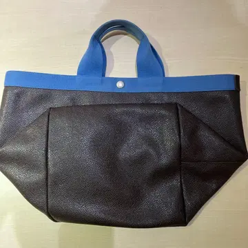 705GP 에르베샤 펠리에 브라운과 파랑 토트백